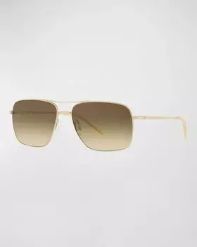 Фотохромные солнцезащитные очки Clifton, золото Oliver Peoples, цвет Gold