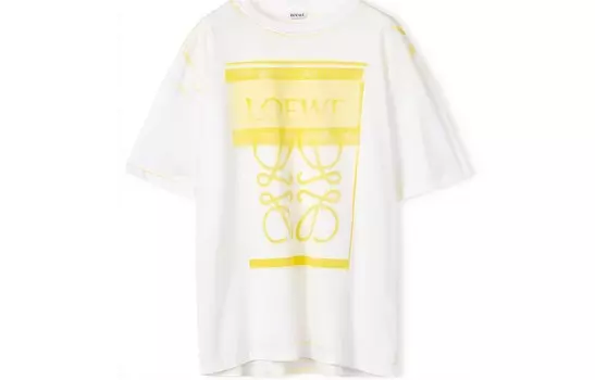 Фотокопия футболки с анаграммой Loewe, желтый