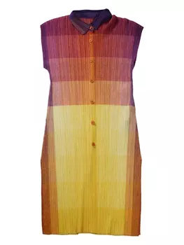 Фотонная рубашка Pleats Please Issey Miyake, желтый