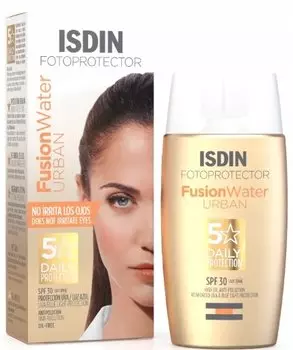 Фотопротектор Fusion Water Urban, Солнцезащитный крем SPF30 ISDIN, Polfa d