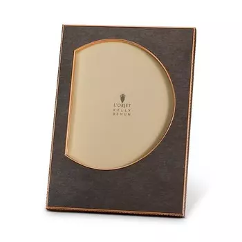 Фоторамка L'Objet Kelly Behun, 4 x 6 дюймов, коричневый