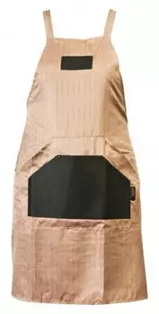 Fox Barber Expert 1 Фартук парикмахерский коричневый с черными полосками