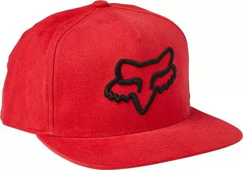 FOX Instill 2.0 Snapback Крышка, красный/черный