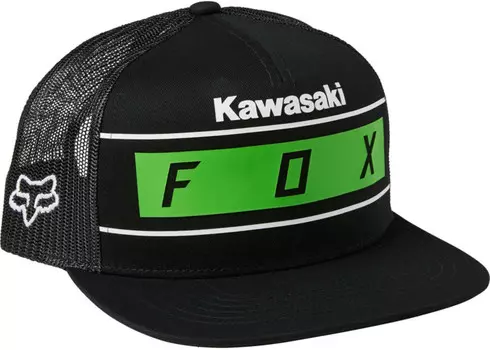 Кепка FOX Kawi Stripes, черный/зеленый