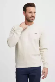 FQ1924 Вязаный свитер "FQ1924 KQLefq", цвет Cloud Dancer Melange