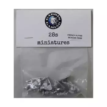 FRA Альпийский миномет и экипаж, WWII Miniatures - France - Artillery (28mm)