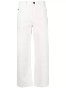 FRAME брюки прямого кроя, белый
