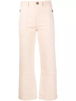 FRAME брюки прямого кроя, розовый