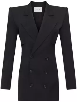 FRAME двубортное пальто с штормовой заслонкой, черный