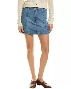 FRAME Джинсовая мини-юбка-карго FRAME Denim, синий