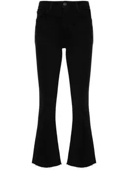 FRAME джинсы Le Crop Mini Boot Raw Fray, черный