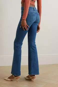 FRAME джинсы Le High Flare с вырезами и высокой посадкой, деним