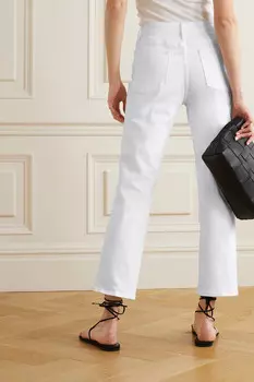 FRAME джинсы Le High прямого кроя, белый