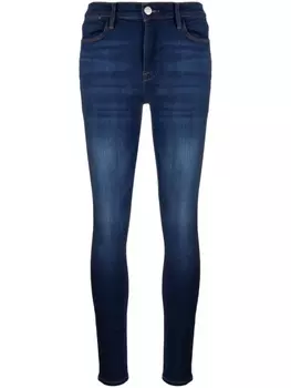 FRAME джинсы скинни Le High, синий
