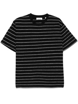 FRAME футболка в полоску, черный