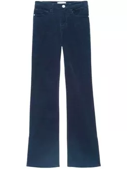 FRAME mid-rise flared jeans, синий