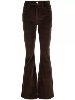 FRAME расклешенные брюки, коричневый