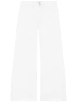 FRAME широкие джинсы, белый