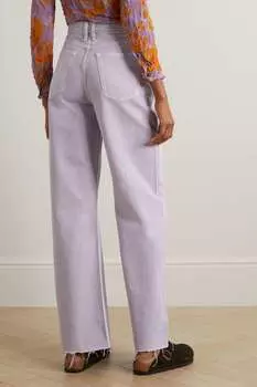 FRAME Широкие джинсы Le High 'N' Tight с высокой посадкой, сиреневый