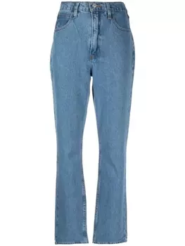 FRAME straight-leg jeans, синий