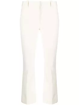 FRAME укороченные брюки скинни, белый