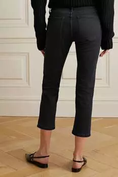 FRAME укороченные джинсы-бойфренды Le Garcon, черный