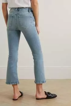 FRAME укороченные джинсы Le One со средней посадкой, деним