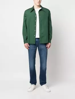 FRAME узкие джинсы с заниженной талией, синий