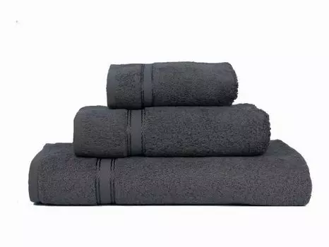 Framsohn Махровые хлопковые полотенца Ma Belle 67x140 см антрацит, серый