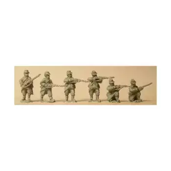 Французская пехота ведет перестрелку в легкой технике, Great War Miniatures - The Western Front 1914-18, France (28mm)