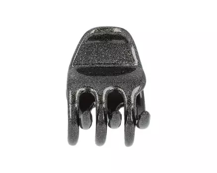 Французская пряжка из черной парчи 2х3 см Framboisine