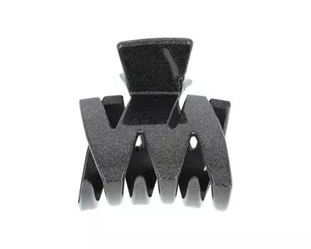 Французская пряжка из черной парчи 4х4,5 см Framboisine