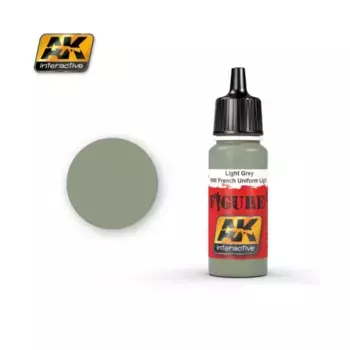 Французская униформа времен Первой мировой войны, светлая основа/светло-серый (акрил), Paint - Figure - Black and Grey Colors (AK-Interactive)