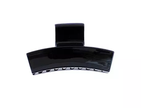 Французская заколка для волос черная 3х6 см Framboisine