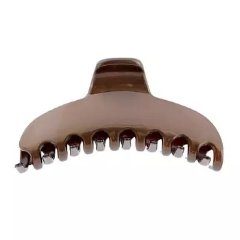 Французская заколка для волос коричневая 4 х 8,7 см Framboisine