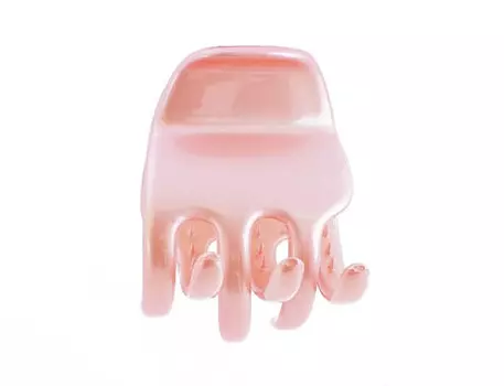 Французская заколка для волос, розовая, 4,5х5,5 см Framboisine