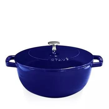 Французская жаровня Staub Essential на 3,75 литра, синий