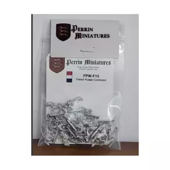 Французские гусары — командование, Historical Miniatures - Franco Prussian War (10mm) (Perrin Miniatures)