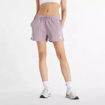 Французские махровые шорты New Balance, фиолетовый