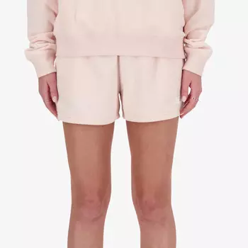 Французские махровые шорты New Balance, розовый