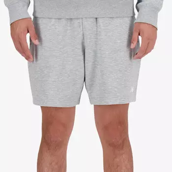 Французские махровые шорты New Balance, серый