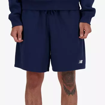 Французские махровые шорты New Balance, синий