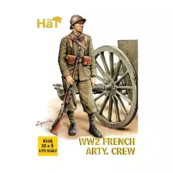 Французский артиллерийский расчет времен Второй мировой войны, Historical Plastic Military Figures - WWII (1:72) (Hat Industries)