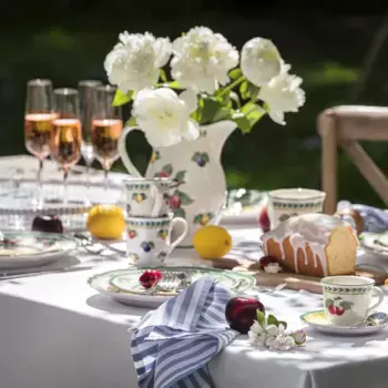Французский садовый кувшин Villeroy & Boch, мультиколор