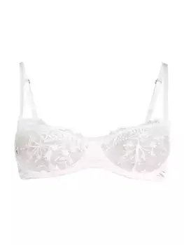 Фрэнки Кружево и атлас на косточках Kat The Label, белый