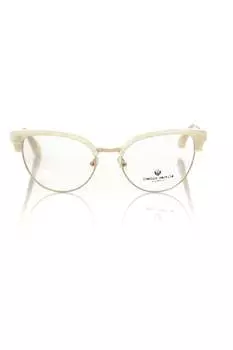 Frankie Morello Элегантные женские очки Clubmaster цвета слоновой кости
