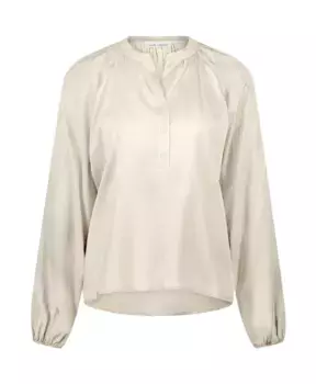 Франковая блузка Jane Lushka, бежевый