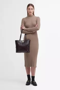 Фрэнсис трикотажное платье миди Barbour, бежевый