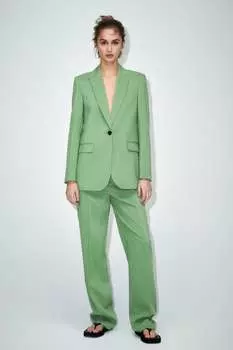 Франсуаз брюки ZARA, зеленый
