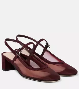 Франсуаза 45 босоножки-слингбэки Mary Jane Gianvito Rossi, Royale+Royale